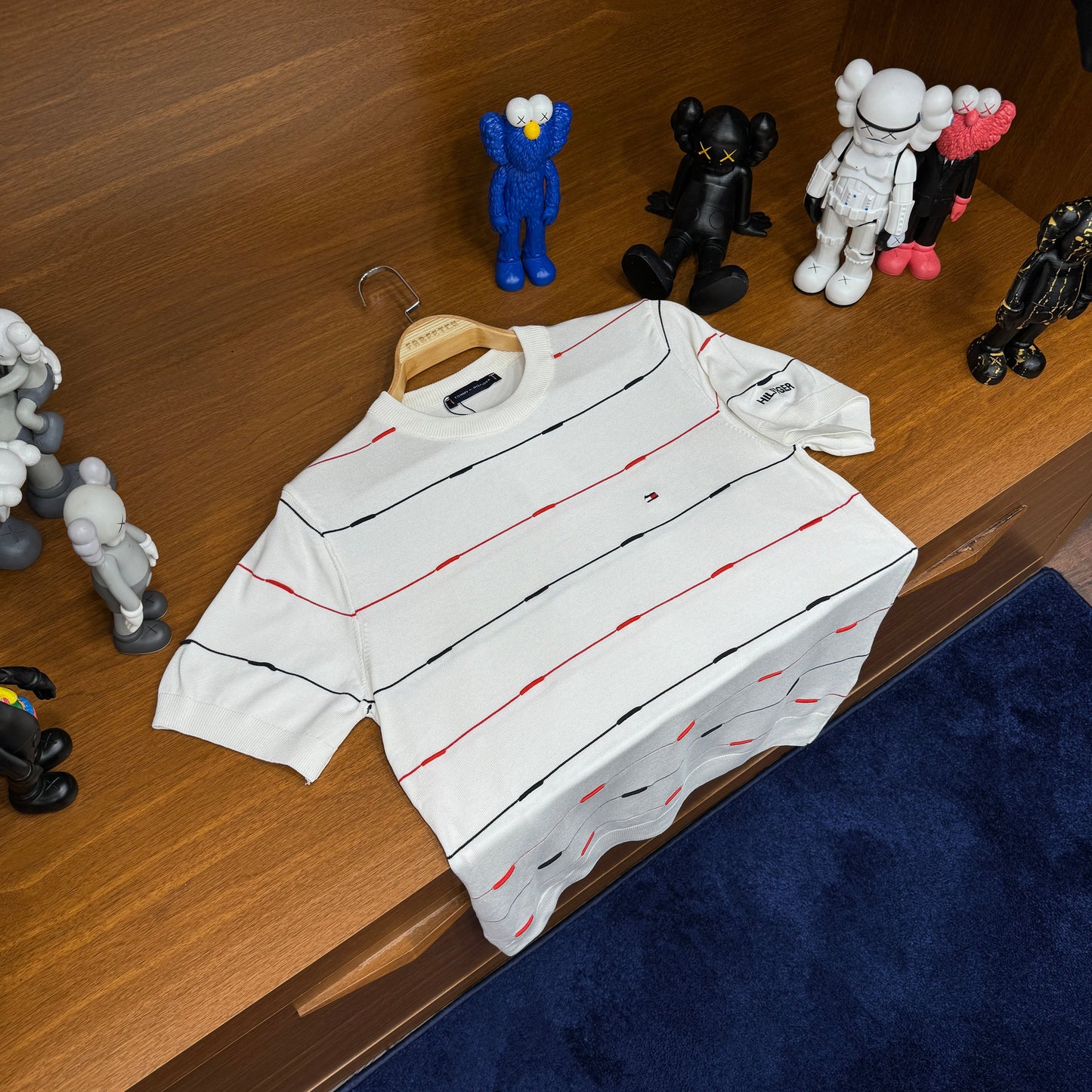 Tommy Hilfiger Örme Triko T-SH!rt Beyaz