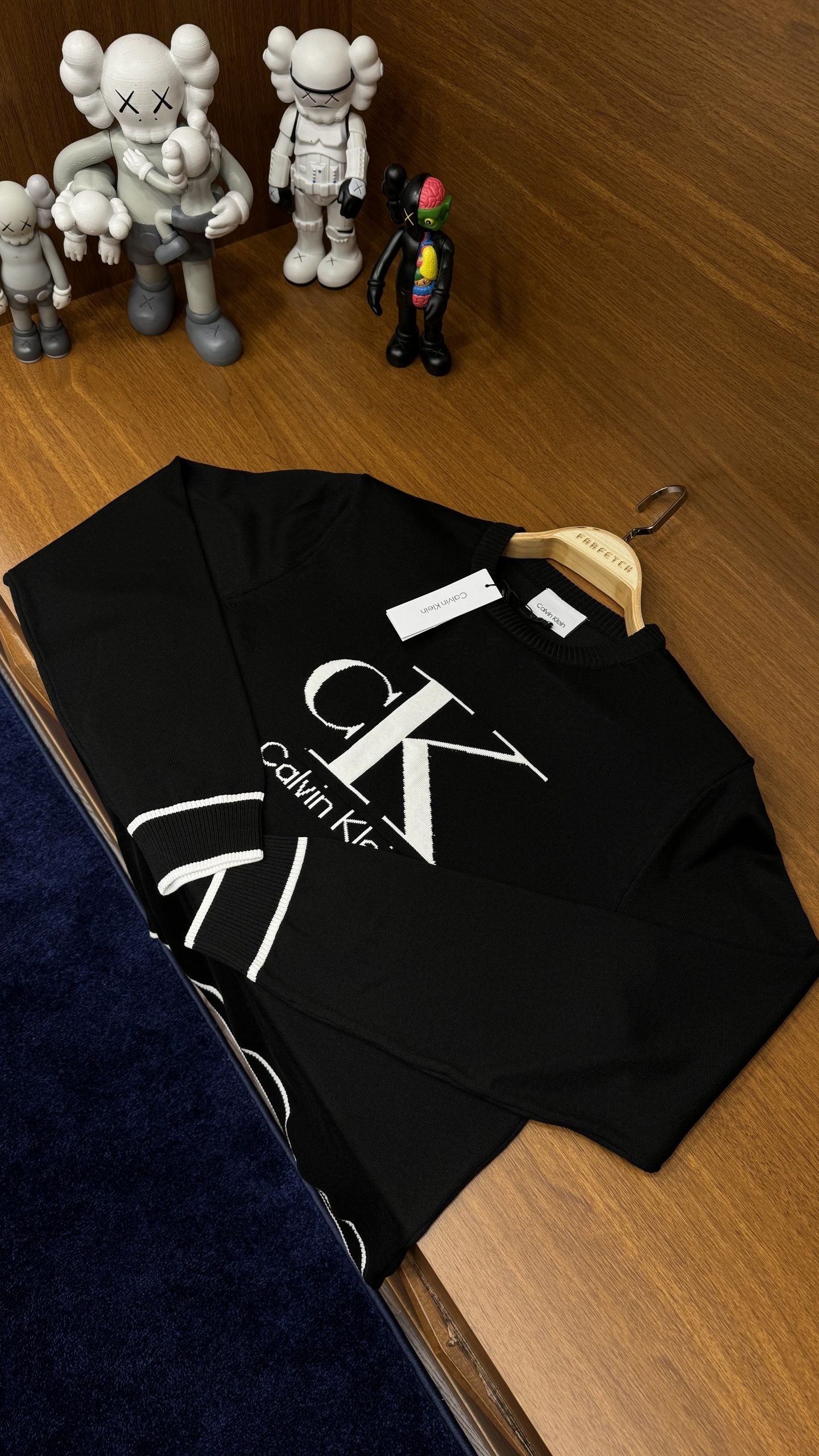 Ca!vin K!ein Örme Triko Siyah