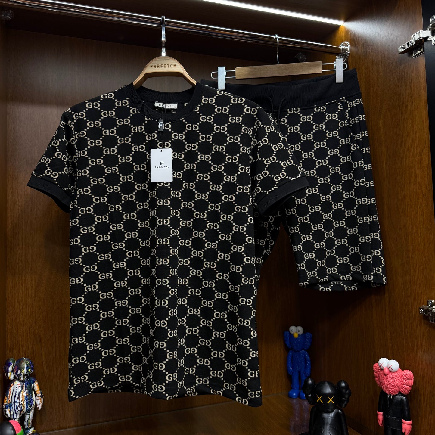 Gucci  Şortlu Takım Siyah