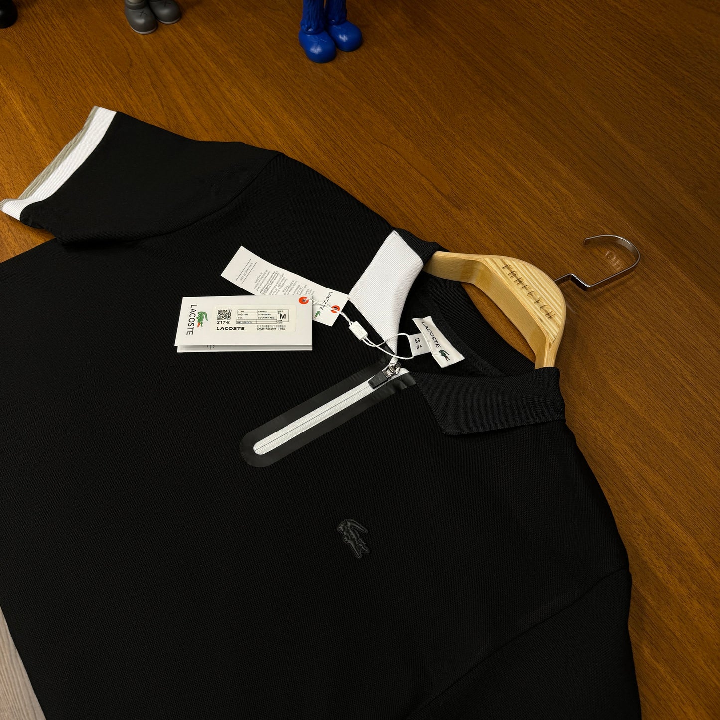 Lacoste Polo Yaka Siyah