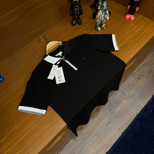 Lacoste Polo Yaka Siyah