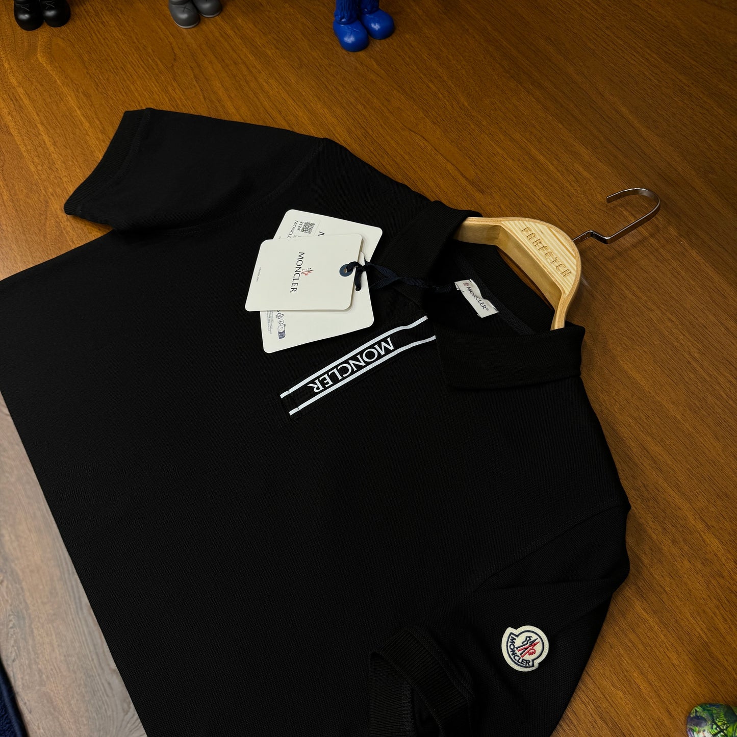 Moncler Polo Yaka Siyah