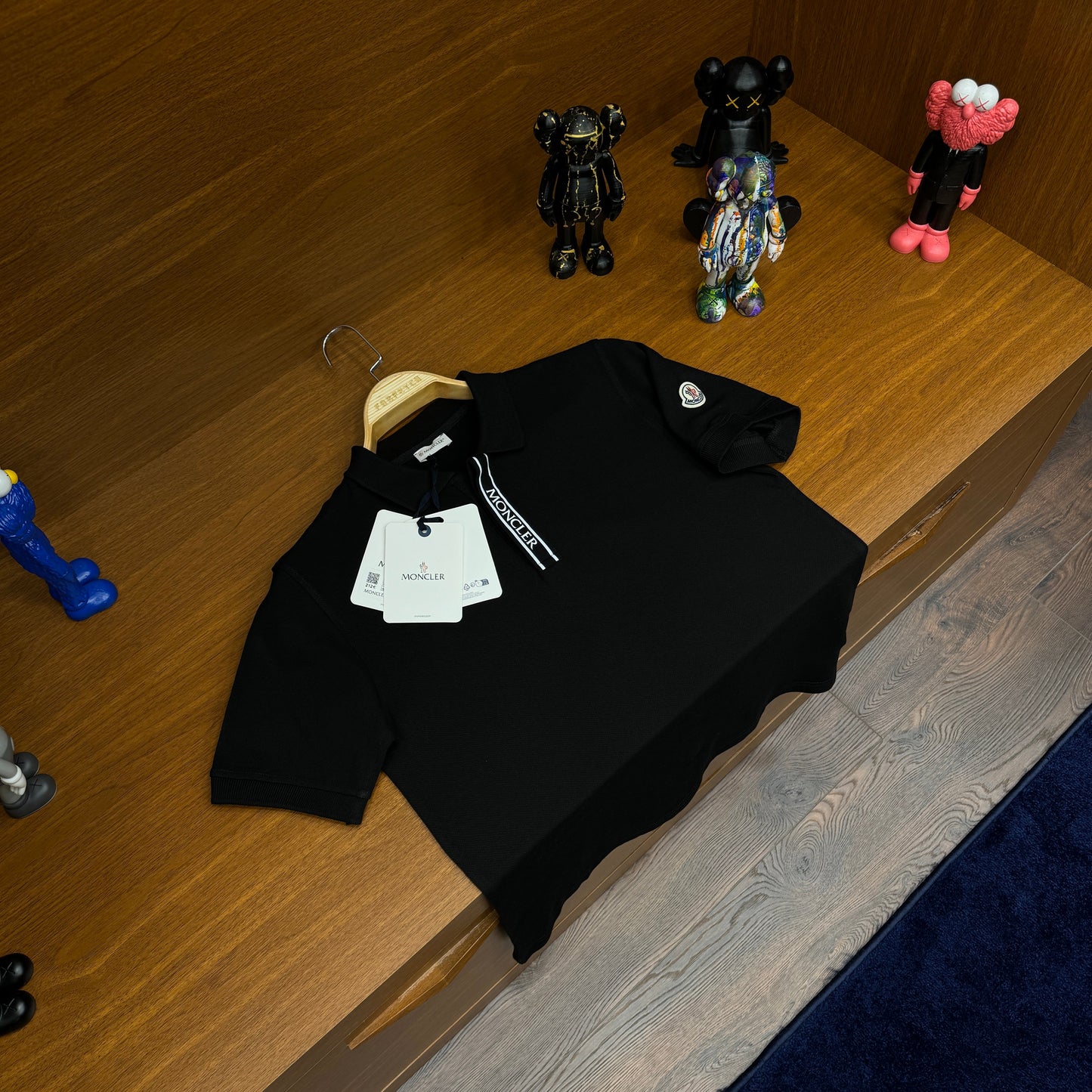 Moncler Polo Yaka Siyah