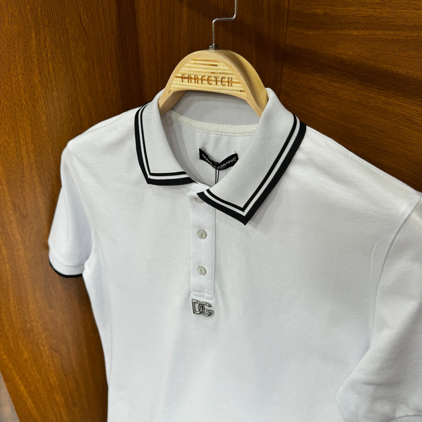 Dolce Gabbana Polo Yaka Beyaz