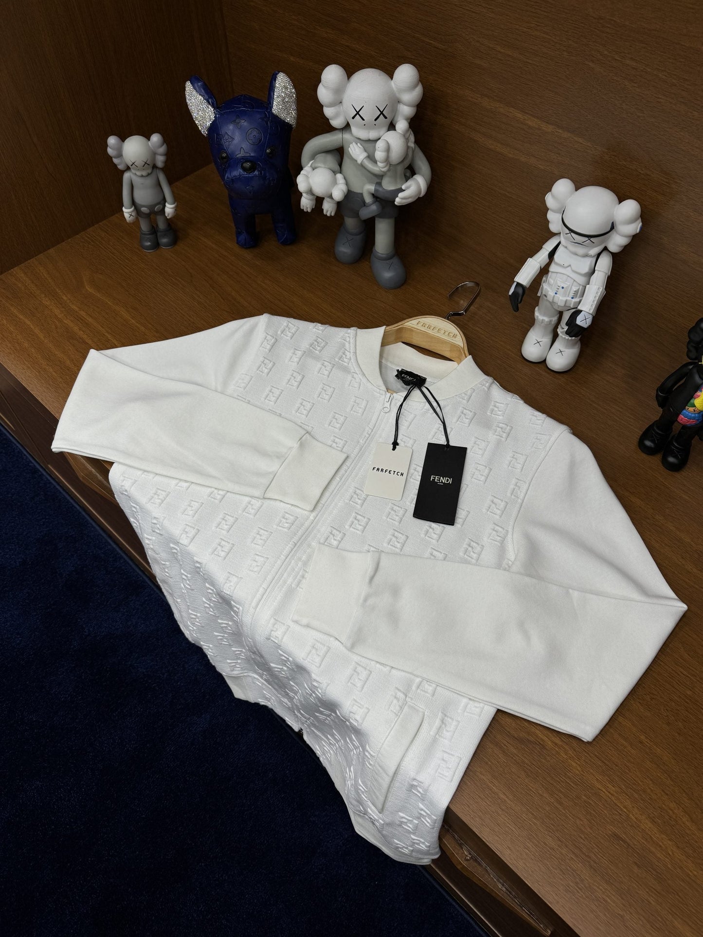 Fe!di FermuA!lı Hırka Beyaz