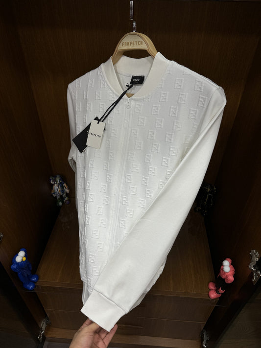 Fe!di FermuA!lı Hırka Beyaz