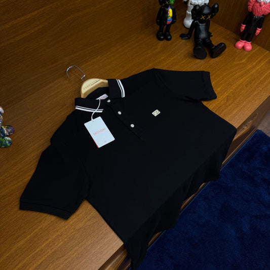 Valentino  Siyah Polo Yaka