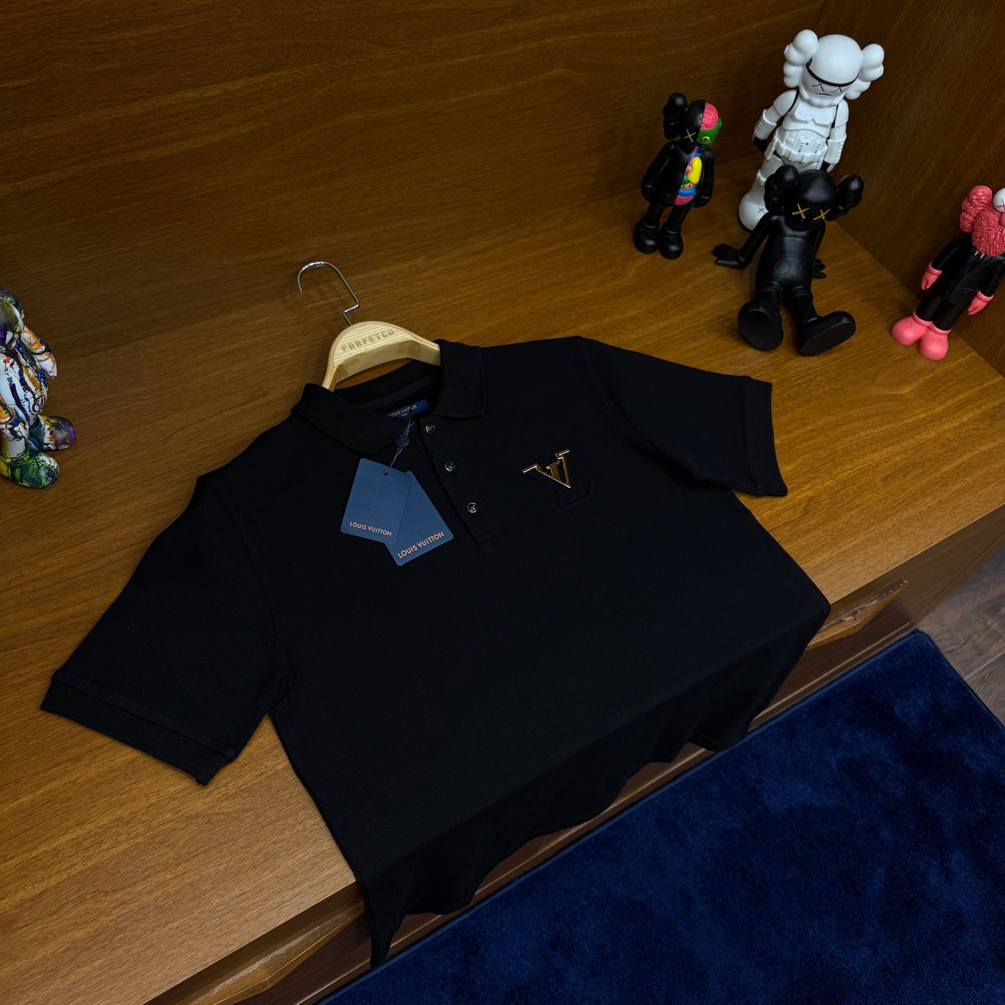 Louıs Vuıtton Siyah Polo Yaka