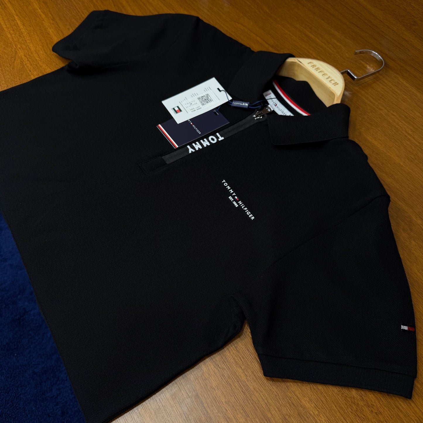 Tommy Hilfiger Polo Yaka TsH!rt Siyah