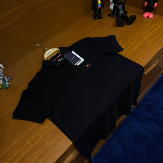 Tommy Hilfiger Polo Yaka TsH!rt Siyah