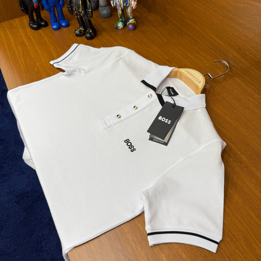 Hugo Boss Beyaz Polo Yaka