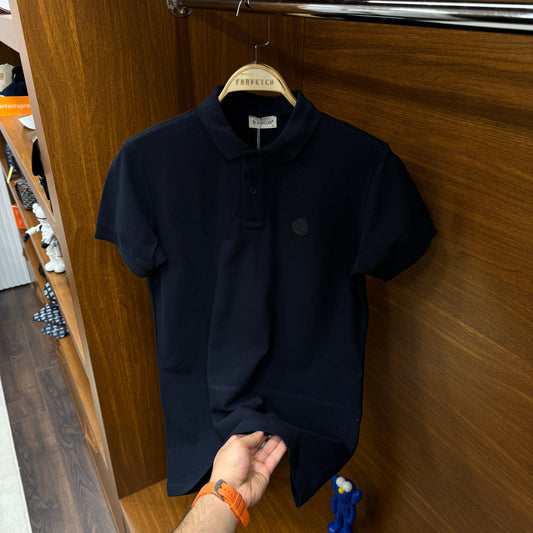 Moncler Polo Yaka Lacivert