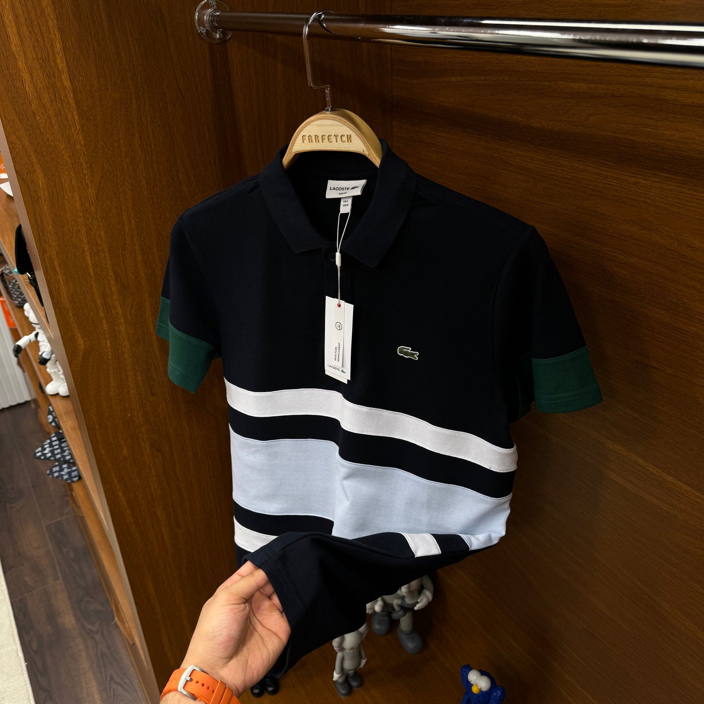 Lacoste Polo Yaka Siyah