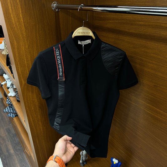 Alexander McQueen Polo Yaka Siyah
