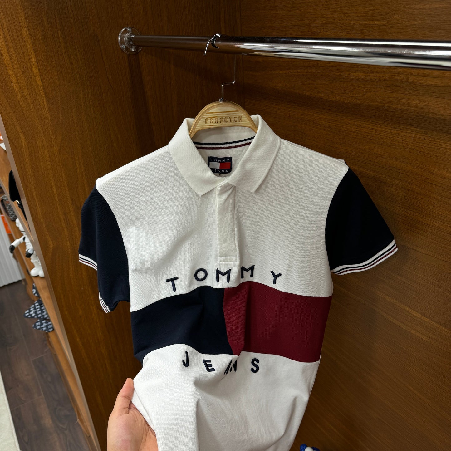 Tommy Hilfiger Polo Yaka Beyaz
