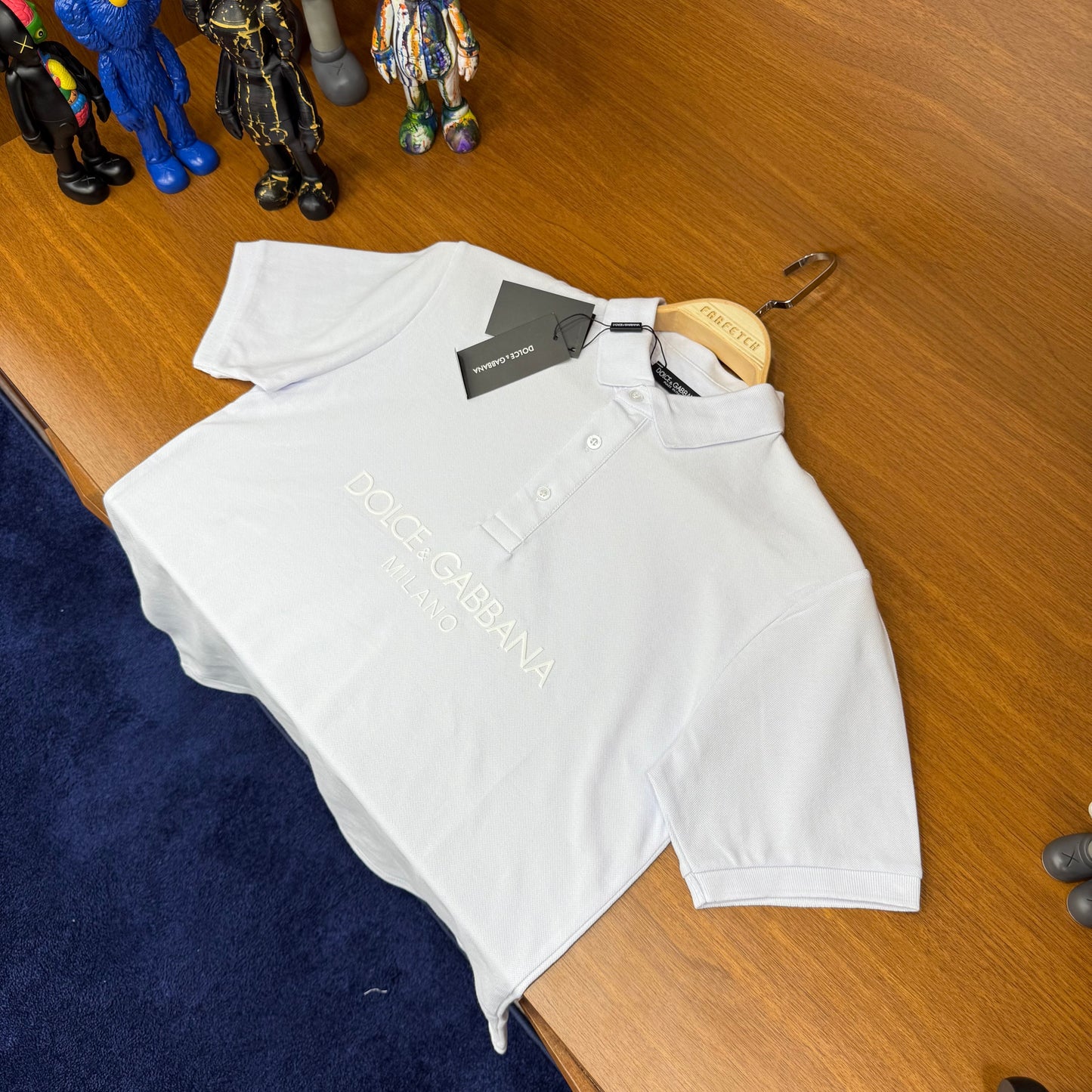 Dolce Gabbana Beyaz Polo Yaka