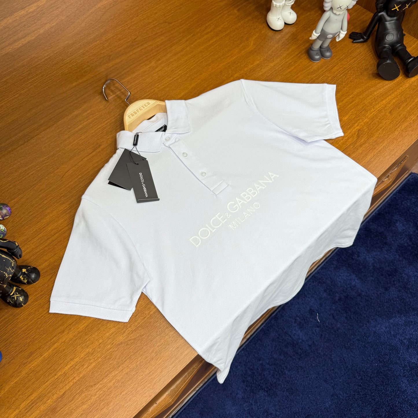 Dolce Gabbana Beyaz Polo Yaka