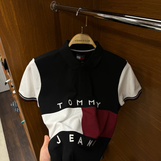 Tommy Hilfiger Polo Yaka Siyah