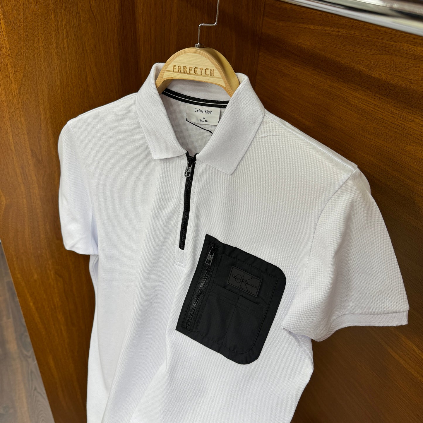 Calvin Klein Polo Yaka Beyaz