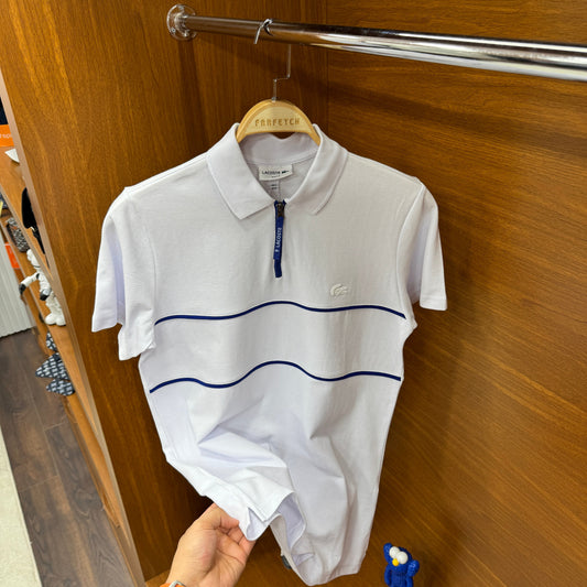 Lacoste Polo Yaka Beyaz