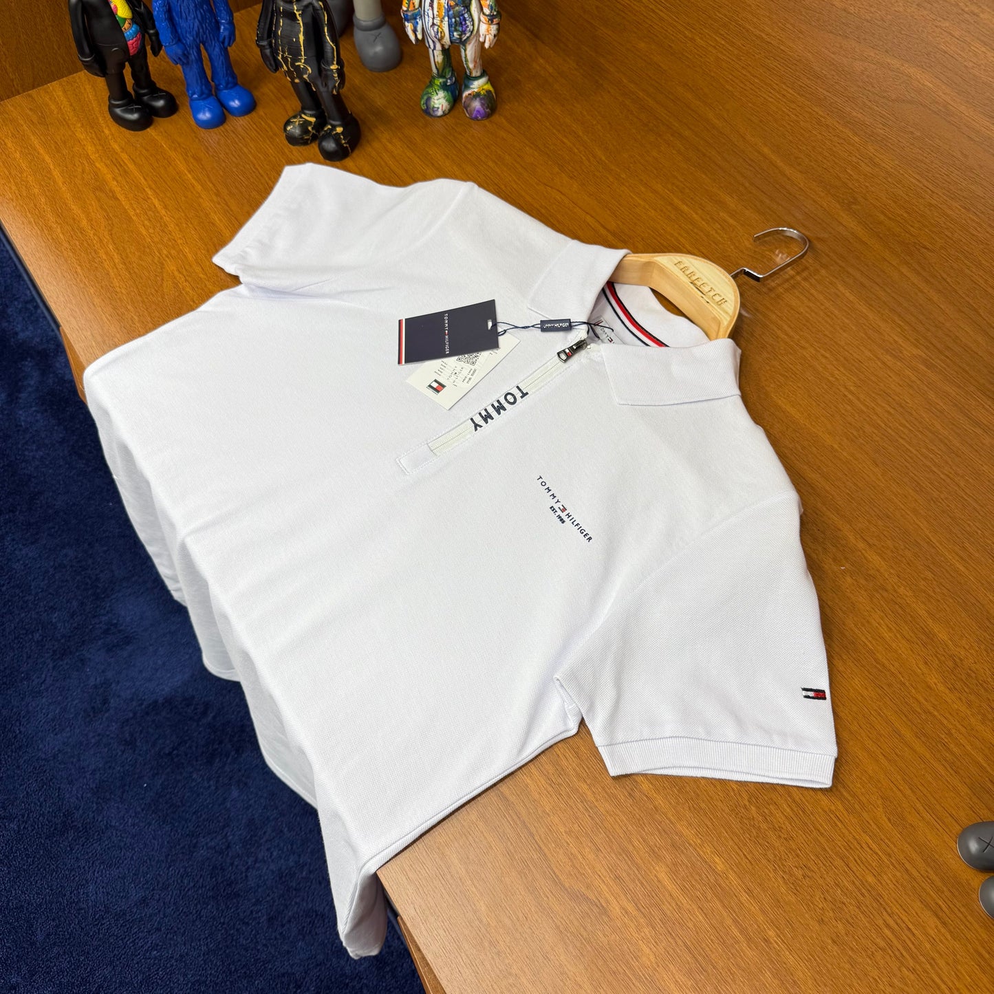 Tommy Hilfiger Beyaz Polo Yaka