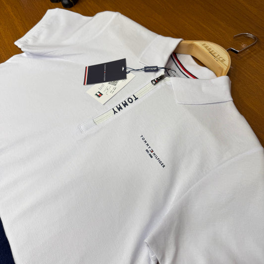 Tommy Hilfiger Beyaz Polo Yaka