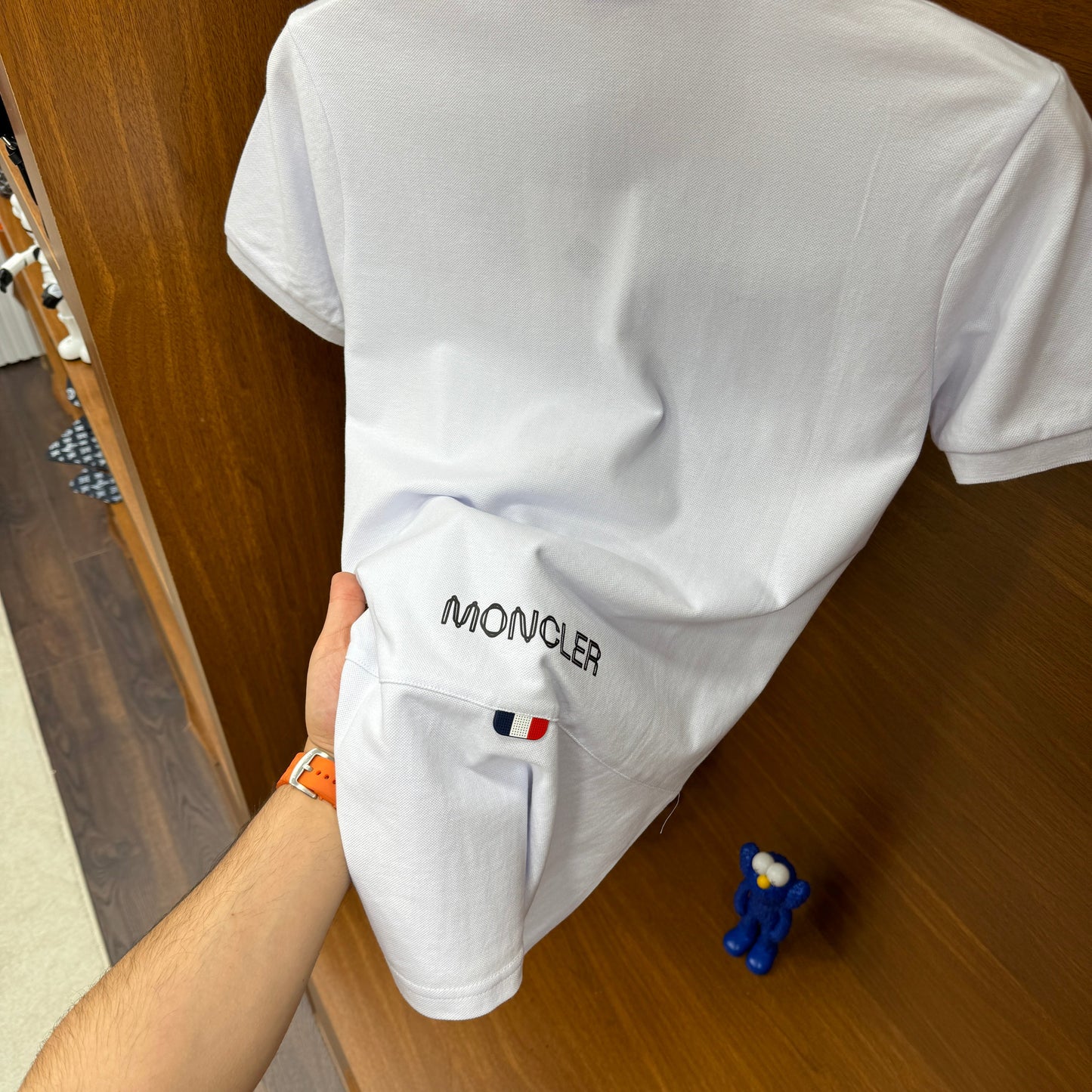 Moncler Polo Yaka Beyaz