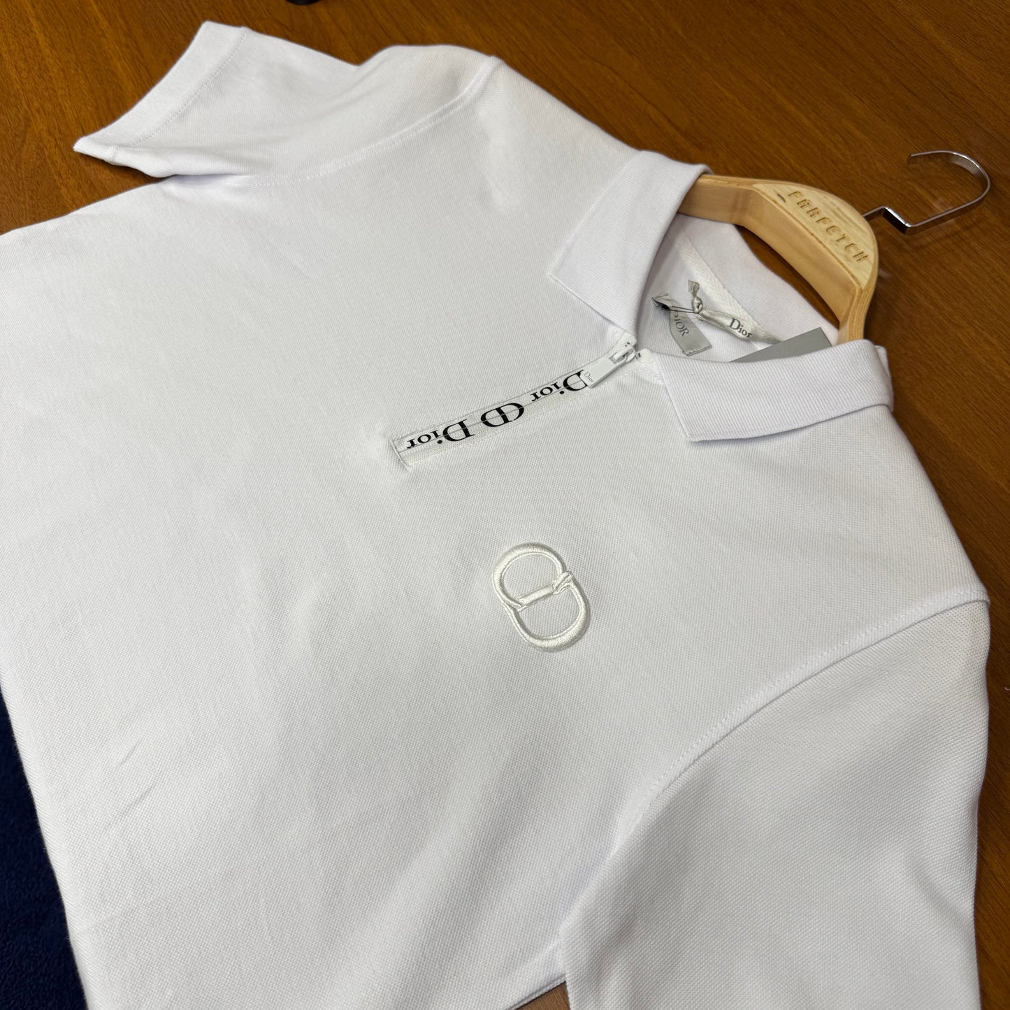 Dior Beyaz Polo Yaka