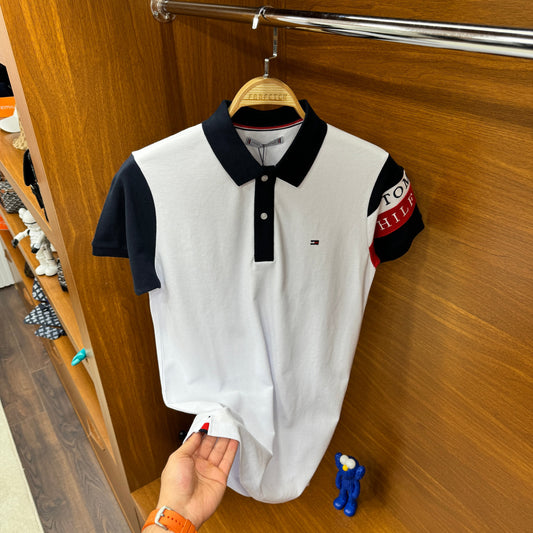 Tommy Hilfiger Polo Yaka Beyaz