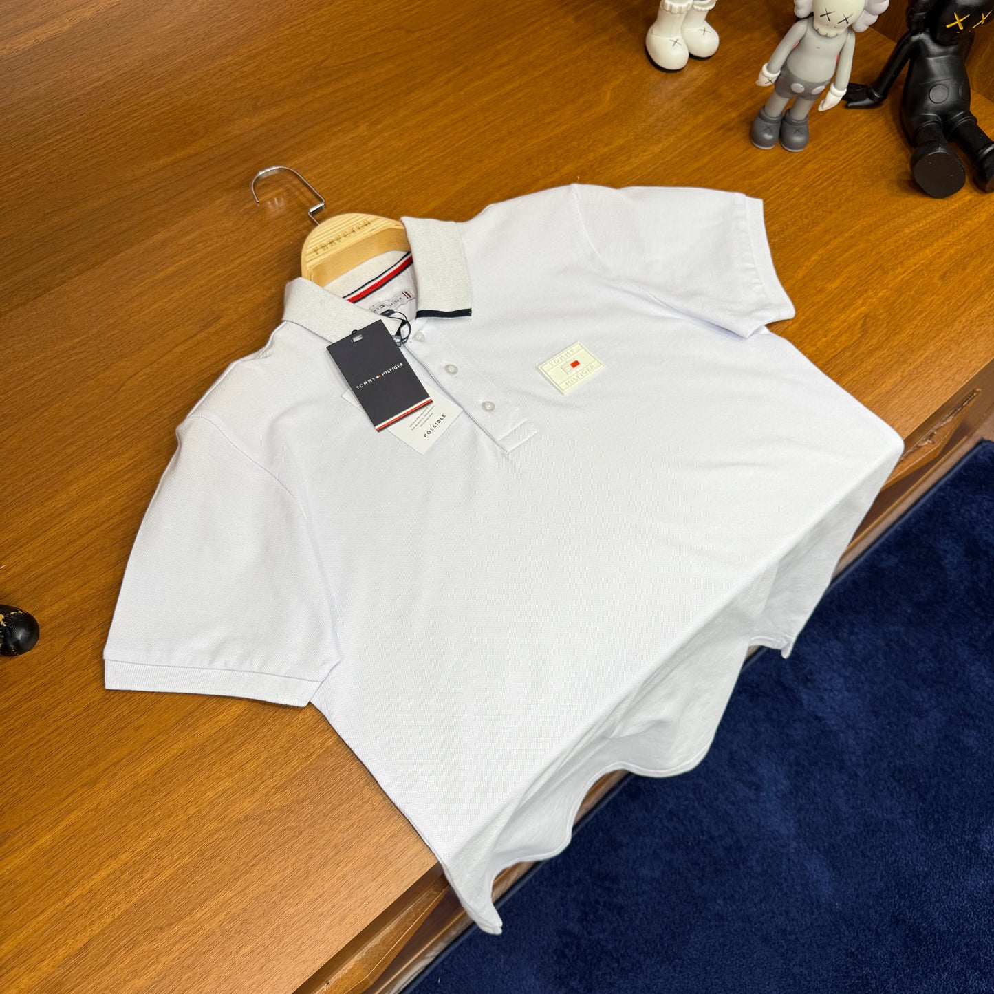 Tommy Hilfiger Beyaz Polo Yaka