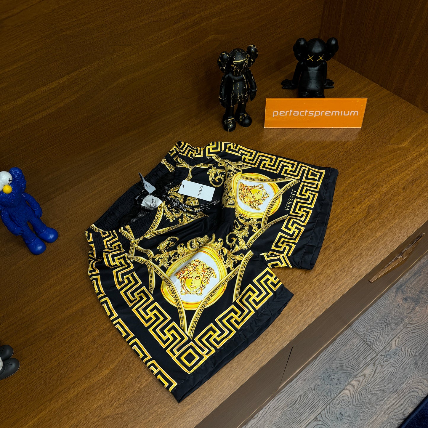 Versace Siyah Deniz Şortu