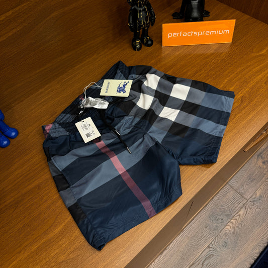 Burberry Lacivert Deniz Şortu
