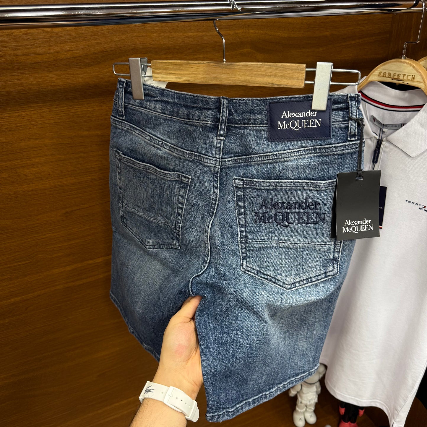 Alexander McQueen Kot Şort