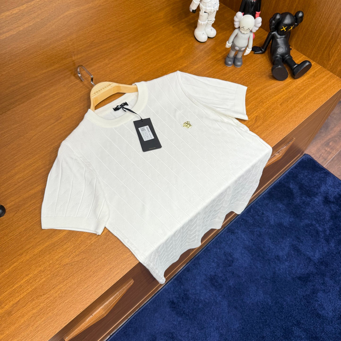 Versace Örme Triko  Beyaz T-SH!rt