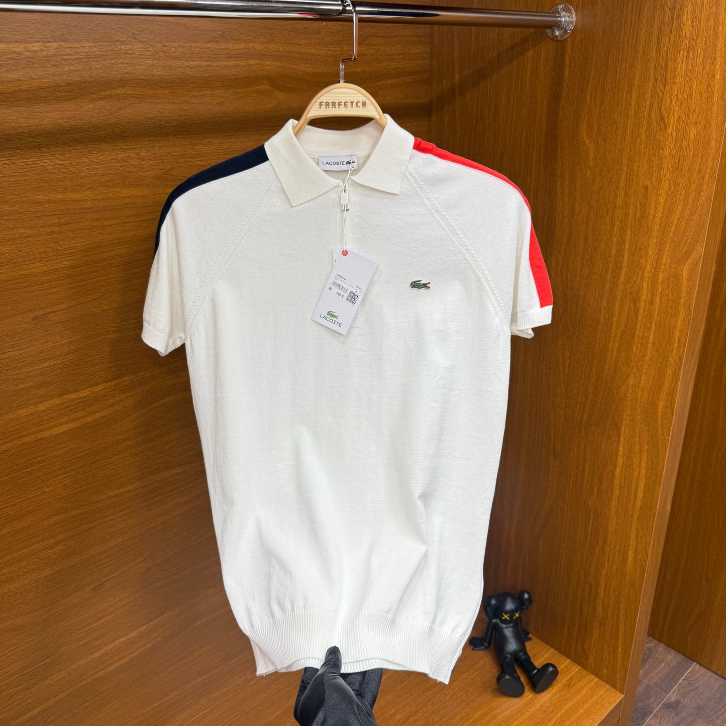 Lacoste Örme Triko  Beyaz T-SH!rt