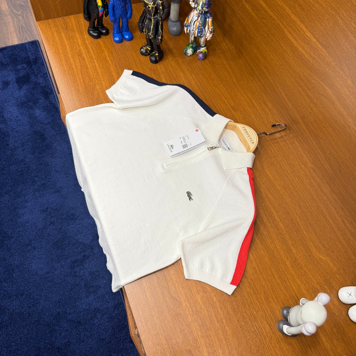 Lacoste Örme Triko  Beyaz T-SH!rt