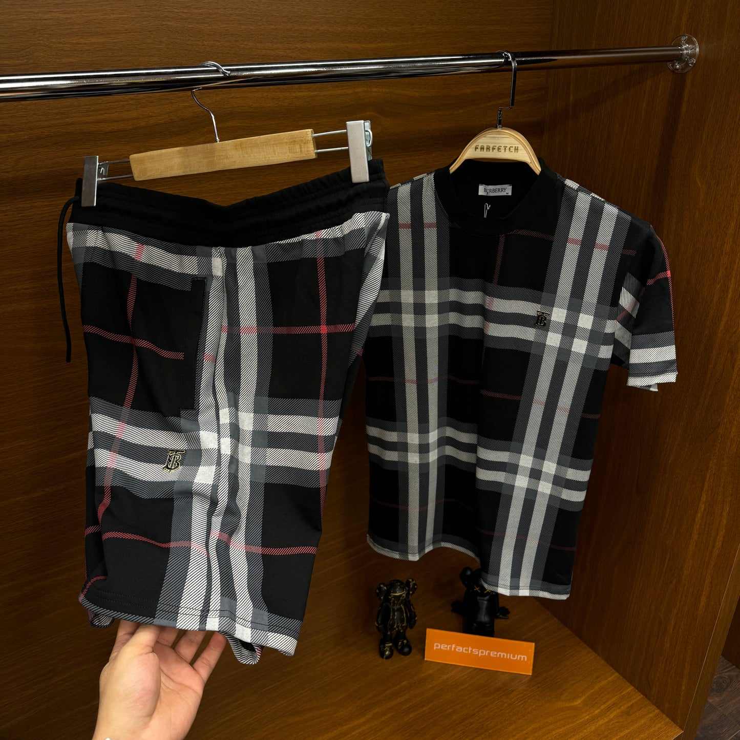 Burberry Eşofman  Takım Siyah