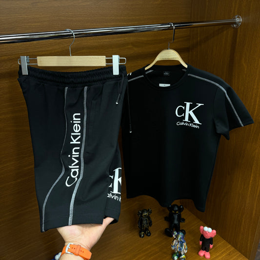 Calvin klein Siyah Şortlu Takım