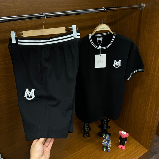 Moncler Şortlu Takım Siyah