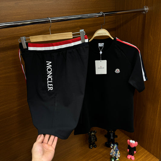 Moncler Şortlu Takım Siyah