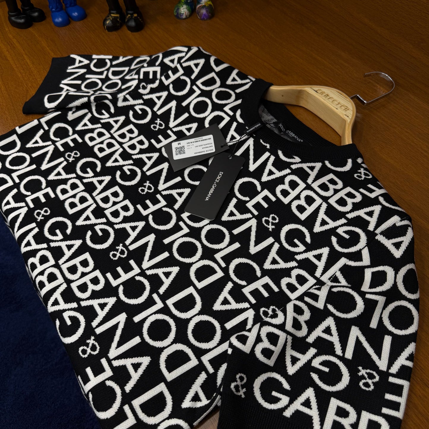 Dolce Gabbana Siyah Örme Triko T-SH!rt