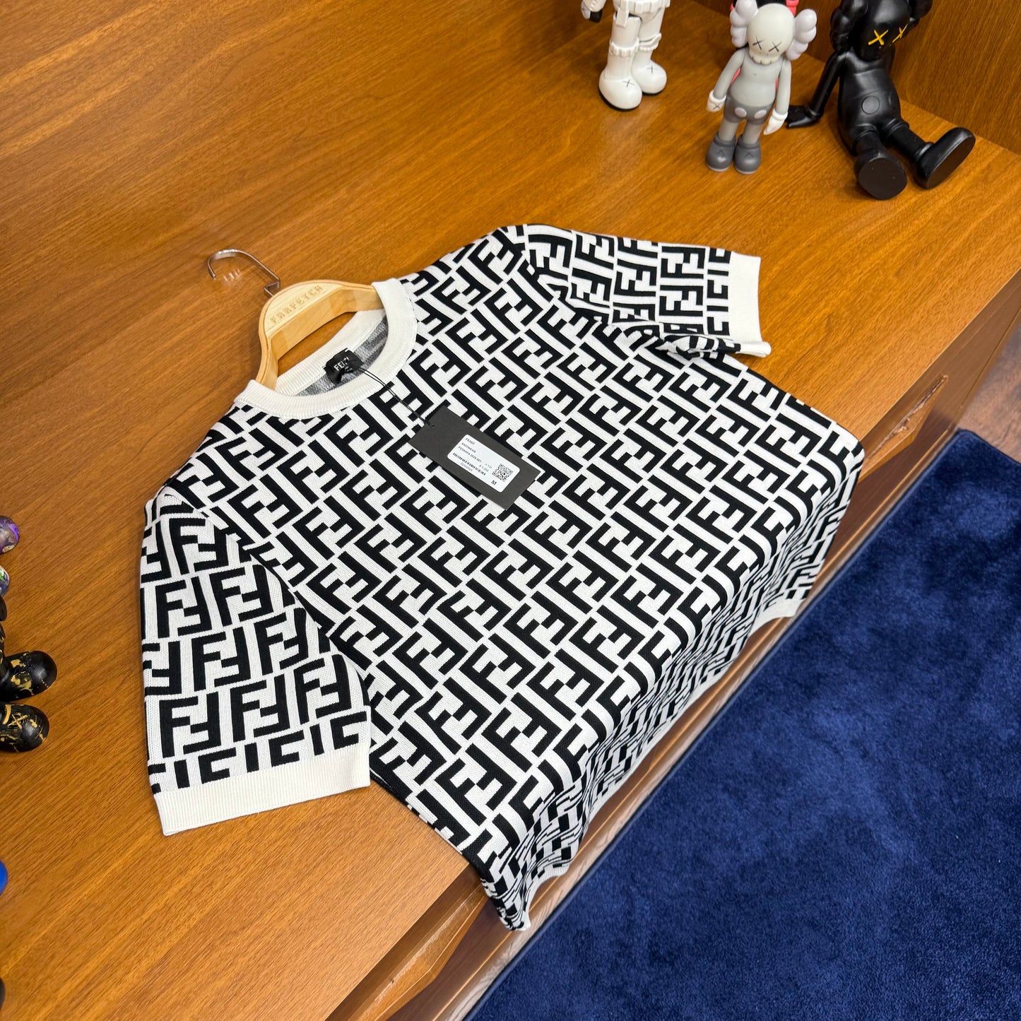 Fendi Örme Triko  Beyaz T-SH!rt