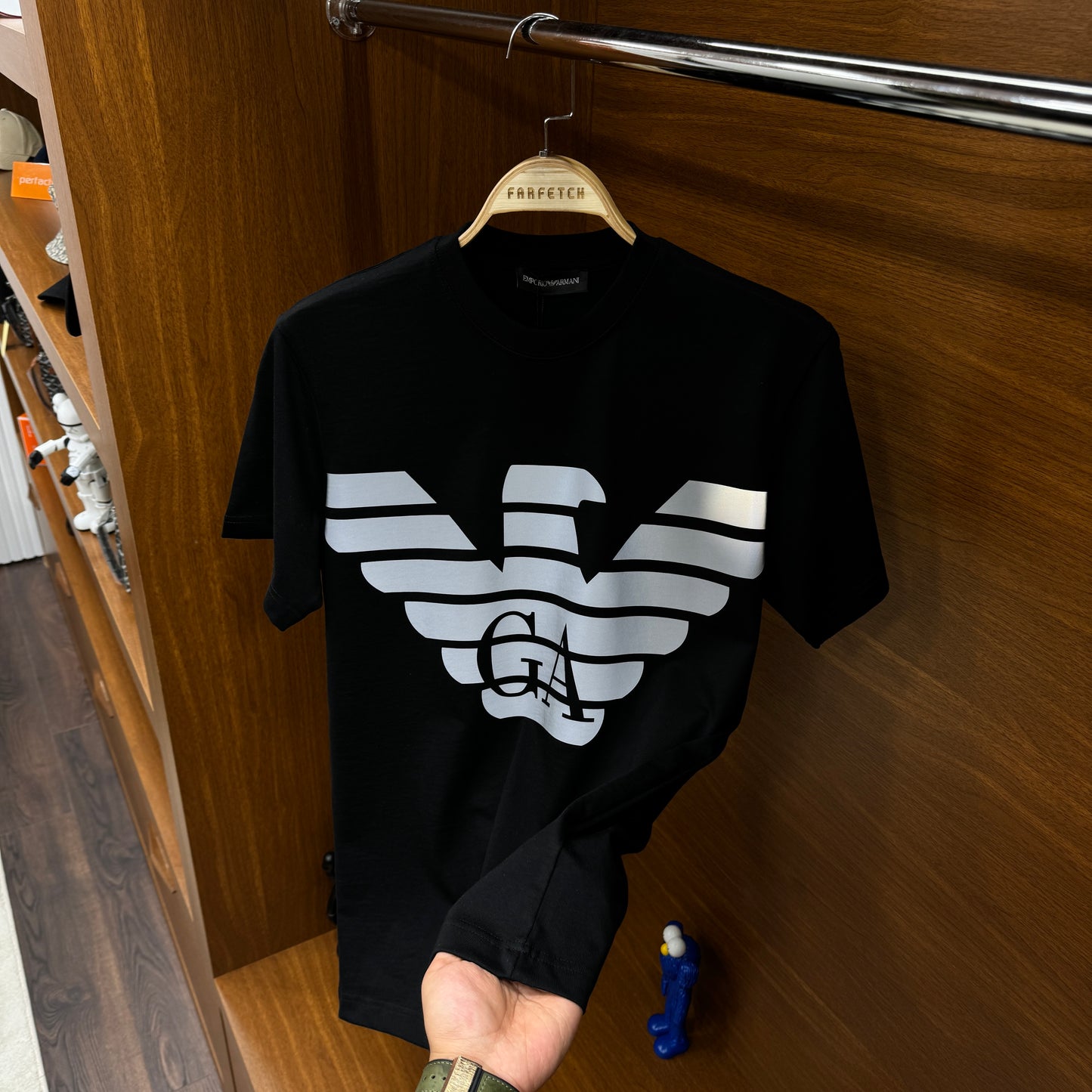 Emporio Armani Reflektör T-SH!rt Siyah