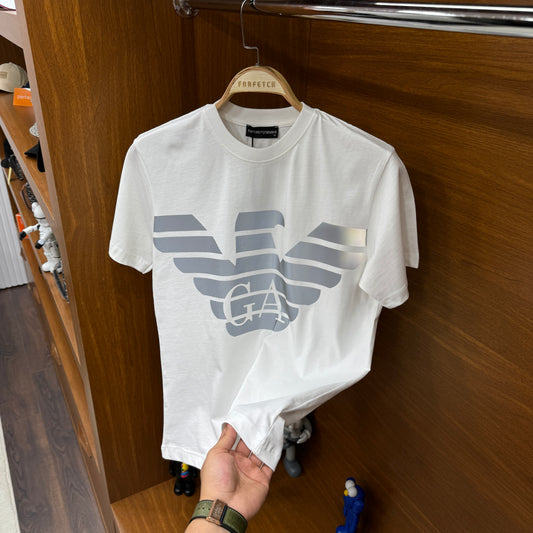 Emporio Armani Reflektör T-SH!rt Beyaz