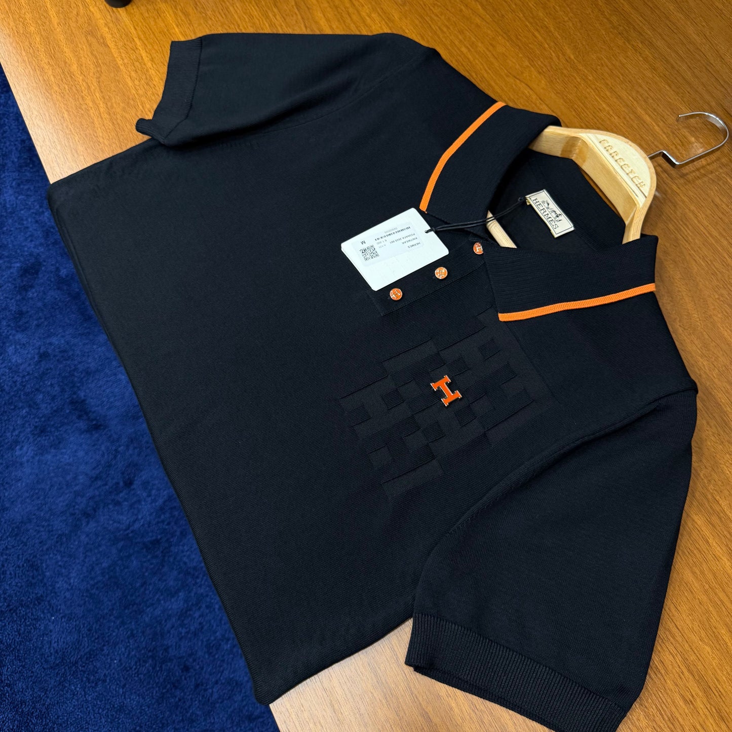 Hermes Triko T-SH!rt Siyah