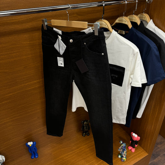 Prada Siyah Kot Pantolon