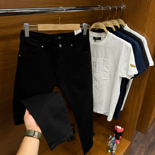 Alexander Mcqueen Siyah Kot Pantolon