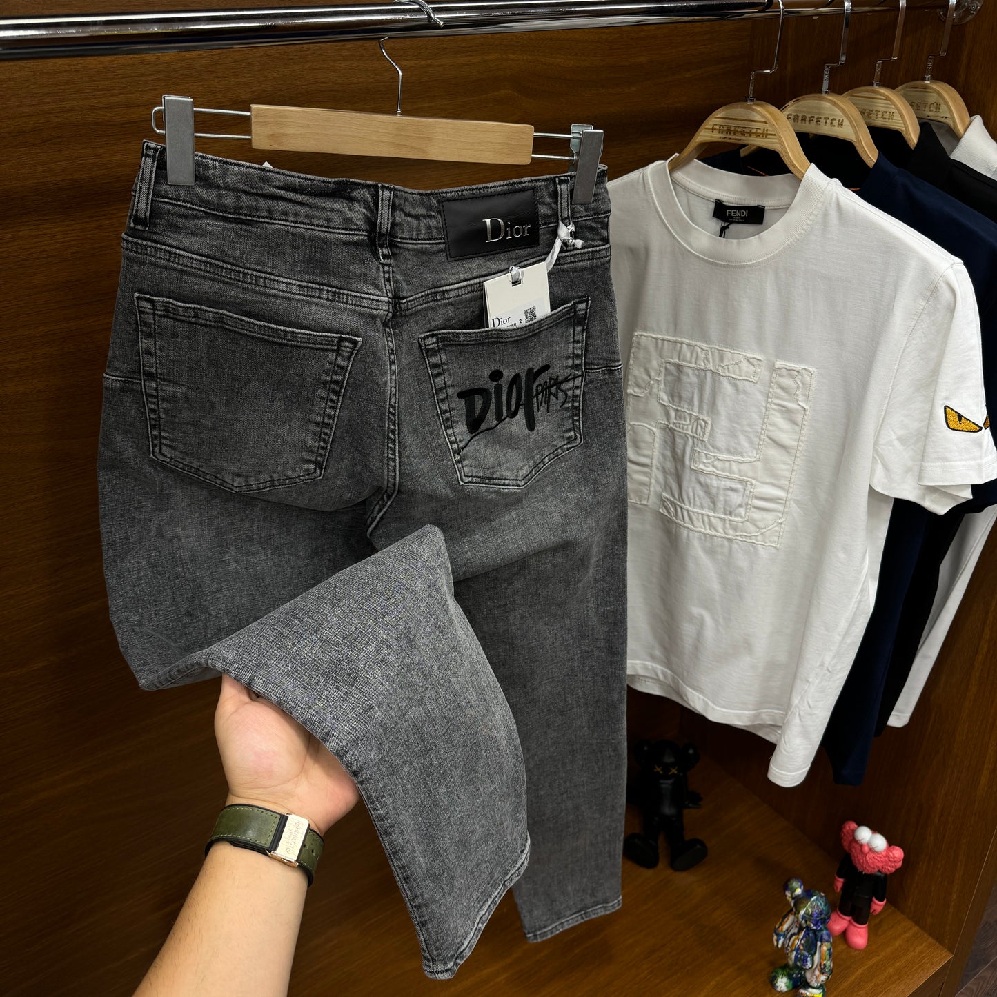Dior Premıum Siyah Kot Pantolon