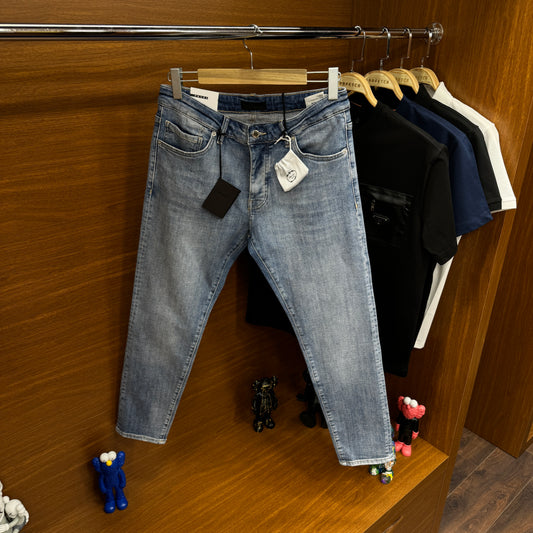 Prada Premıum Mavi Kot Pantolon